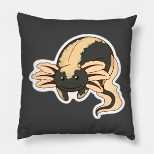 Marbled Axolotl | Cute Animal Pillow