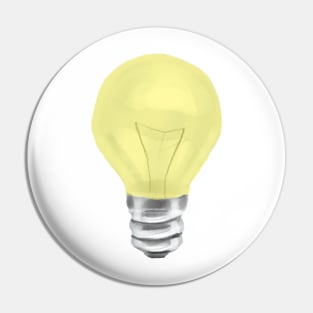 Yellow Lightbulb Pin