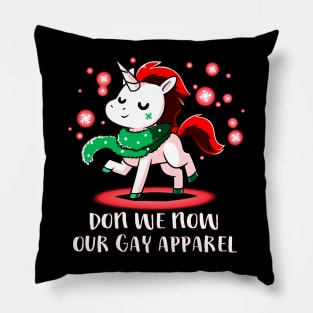 Don We Now Our Gay Apparel Pillow