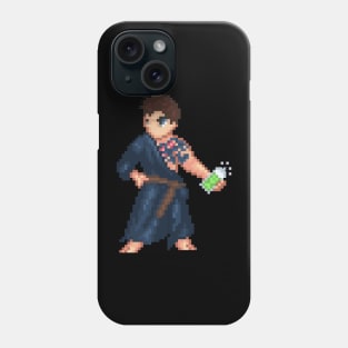 Chris Redfield Pixel Art Phone Case