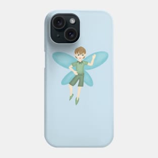 Boy Fairy in Green Phone Case