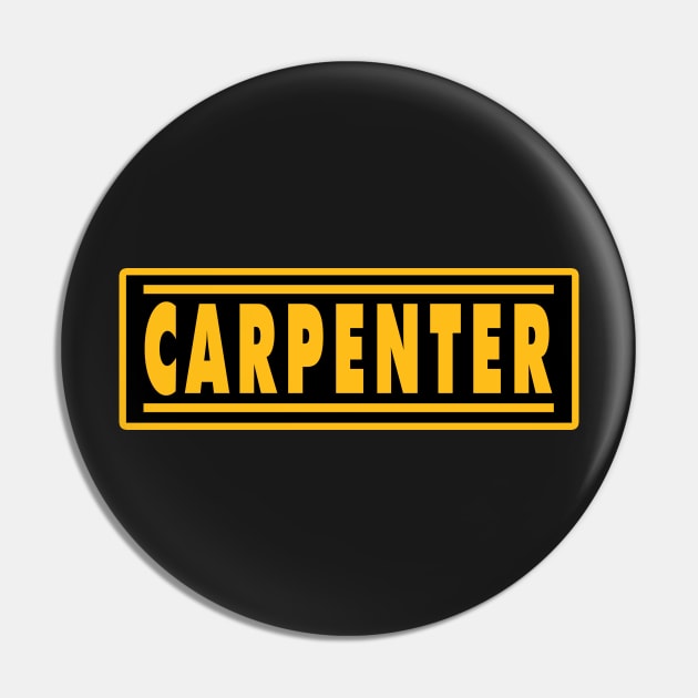 Carpenter Pin by  The best hard hat stickers 