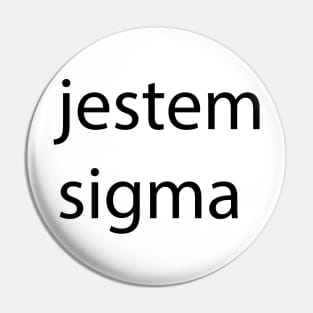 jestem sigma Pin