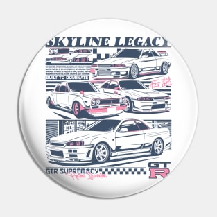 Skyline Legacy Pin