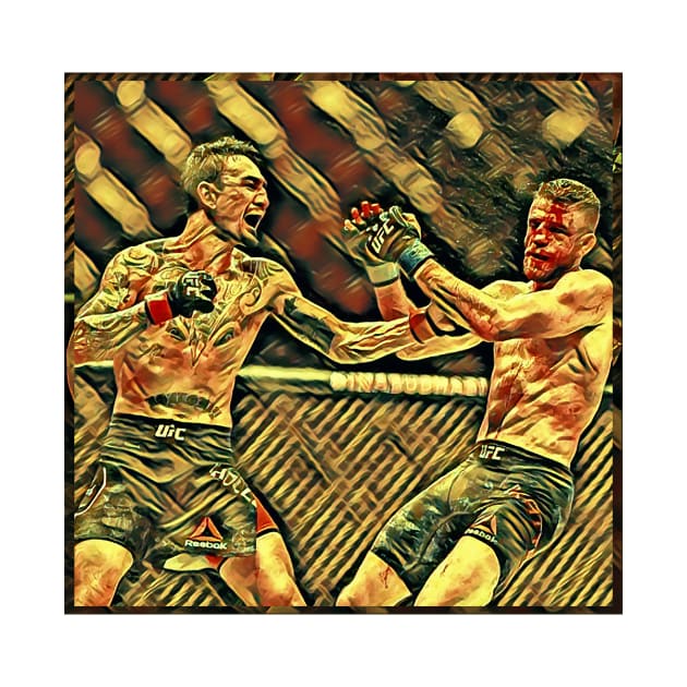 Max Holloway vs Calvin Kattar by SavageRootsMMA