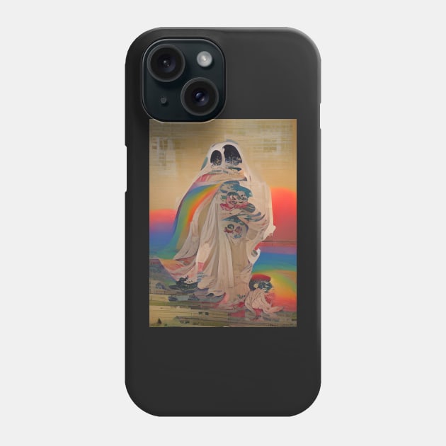 SPOOKY JAPANESE GHOST ON HALLOWEEN Phone Case by sailorsam1805