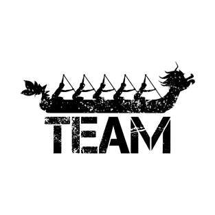 Dragon Boat Racing Team Graphic Design T-Shirt