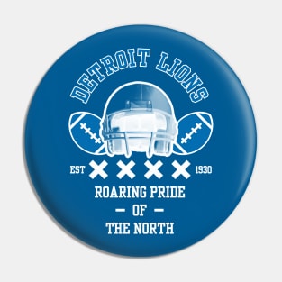 Detroit Lions Roaring Pride of the North Pin