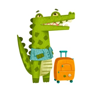 Crocodile on vacation T-Shirt