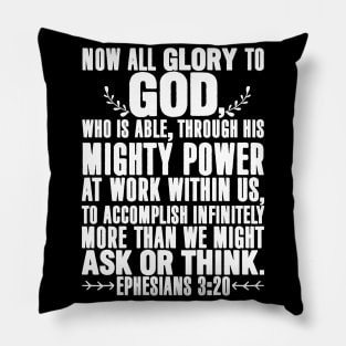 Ephesians 3:20 Pillow