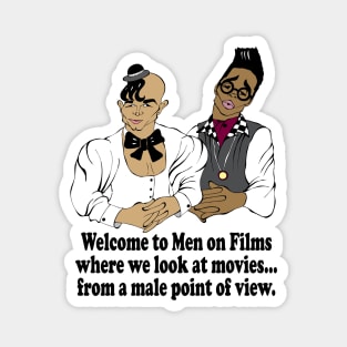 IN LIVING COLOR MEN ON FILMS FAN ART Magnet