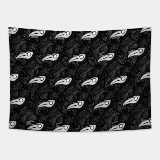 Plague Doctor Pattern Tapestry