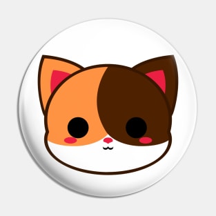 Cute Calico Cat Pin