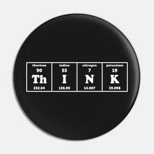 Periodic Table Think | Chemistry Pin