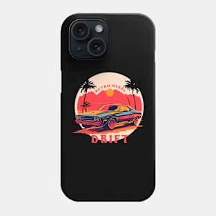 Retro Drift Car Phone Case