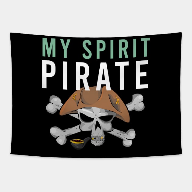 My spirit pirate Tapestry by cypryanus