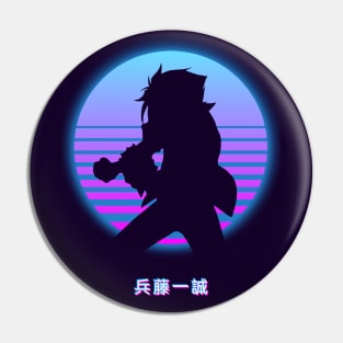 Hyoudou Issei - Retro 80s Pin