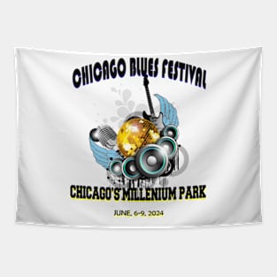 CHICAGO BLUES FESTIVAL T SHIRT Tapestry