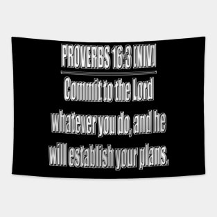 Proverbs 16:3 NIV Bible Verse Tapestry