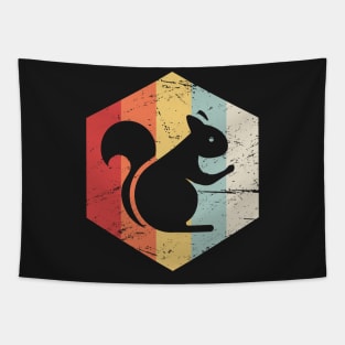 Retro 70s Squirrel Tapestry