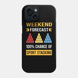 Weekend Forecast Sport Stacking Cup Stacking Speed Stacking Phone Case