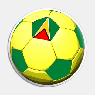 Guyana Soccer Pin