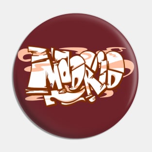 Madrid graffiti Pin