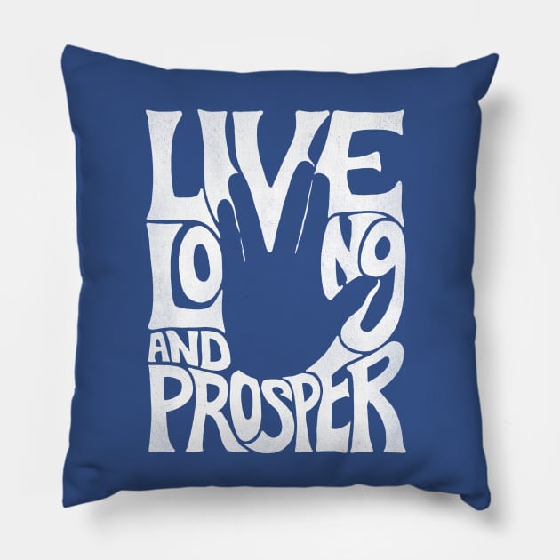 Live Long and Prosper Pillow by boostr29