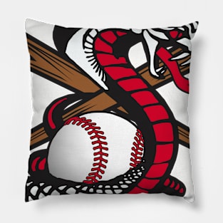 Cobras Baseball logo Pillow