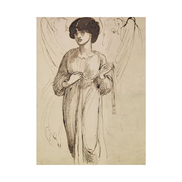 Astarte Syriaca - Figure Study by Dante Gabriel Rossetti by Classic Art Stall