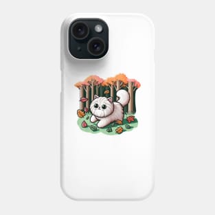 kitty in the woods Phone Case