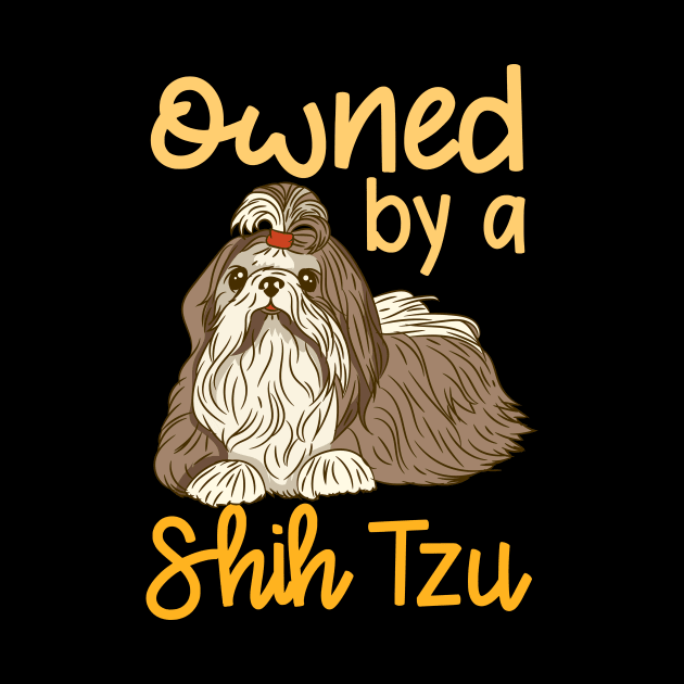 Owned By A Shih Tzu design for Chinese Dog Lover by biNutz