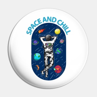 astronaut space and chill Pin