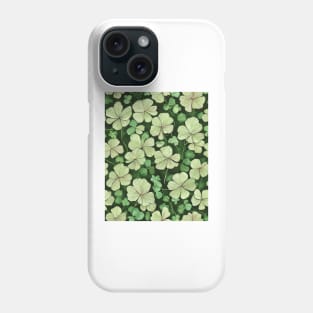 Four leaf Clovers Phone Case