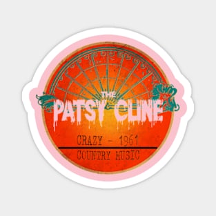 Patsy Cline COUNTRY // Crazy //text design - Magnet