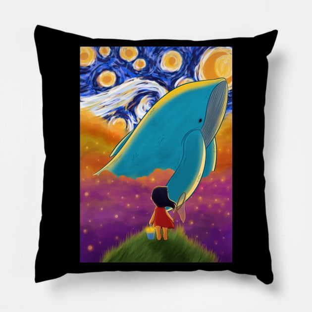 Starry Starry Night Pillow by Sketchbook ni Abi