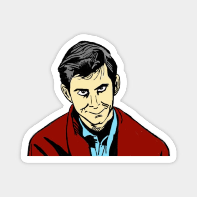 Norman bates Magnet by Fire Valley Designs