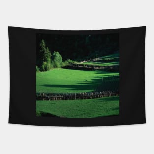 Green landscape Tapestry