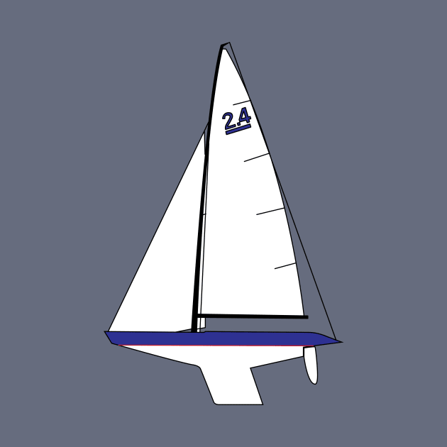 US 2.4 Meter Sailboat by CHBB