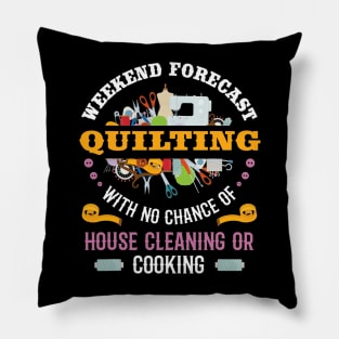 Funny Quilting Sewing Quilt Gift For Quilter Pillow