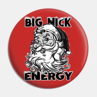 Big Nick Energy Retro Santa Pin