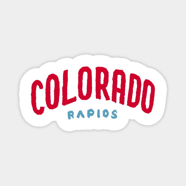 Colorado Rapiiiids 03 Magnet by Very Simple Graph