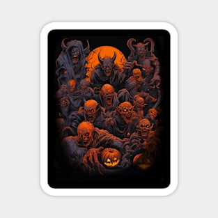 Halloween Monsters Magnet