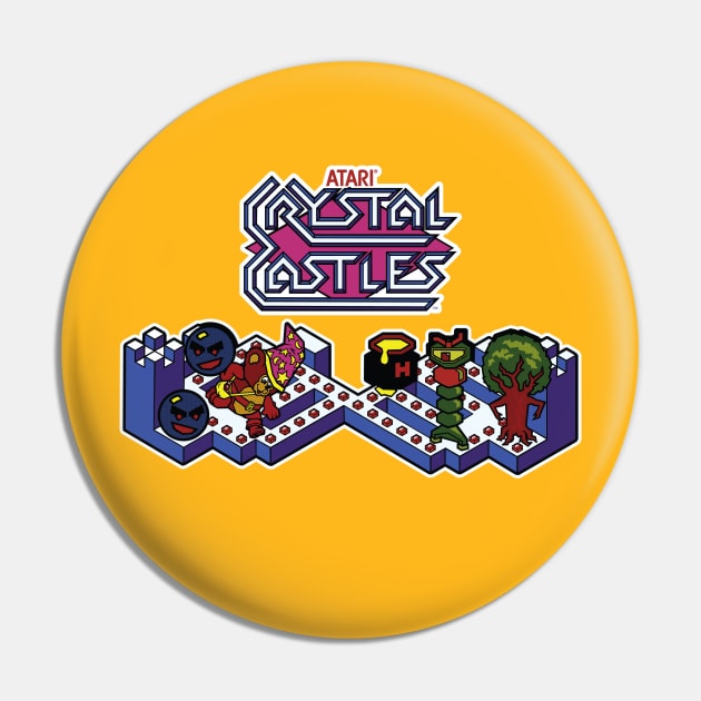 Crystal Castles - Video Game Pin by Chewbaccadoll