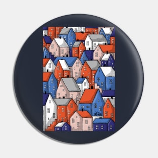 Colorful City Pin