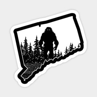 Connecticut Bigfoot Magnet