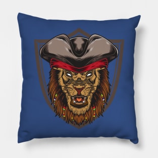 Lion Pirate Head Pillow