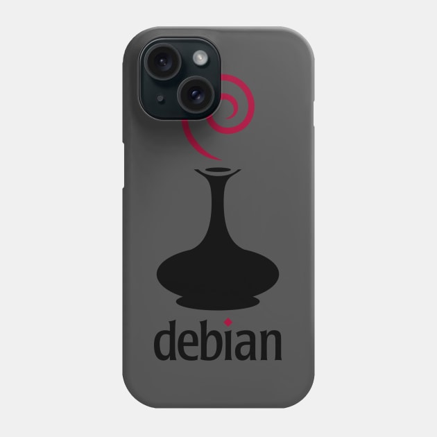 Debian Genie Lamp Phone Case by ForestFire