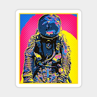 Retro Astronaut Art gift Magnet