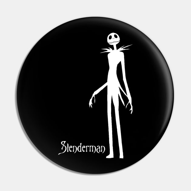 Jack Slenderman Pin by My Geeky Tees - T-Shirt Designs